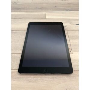 Apple iPad Air 2 A1566 16GB Wi-Fi- Space Gray Unlocked Cracked Screen